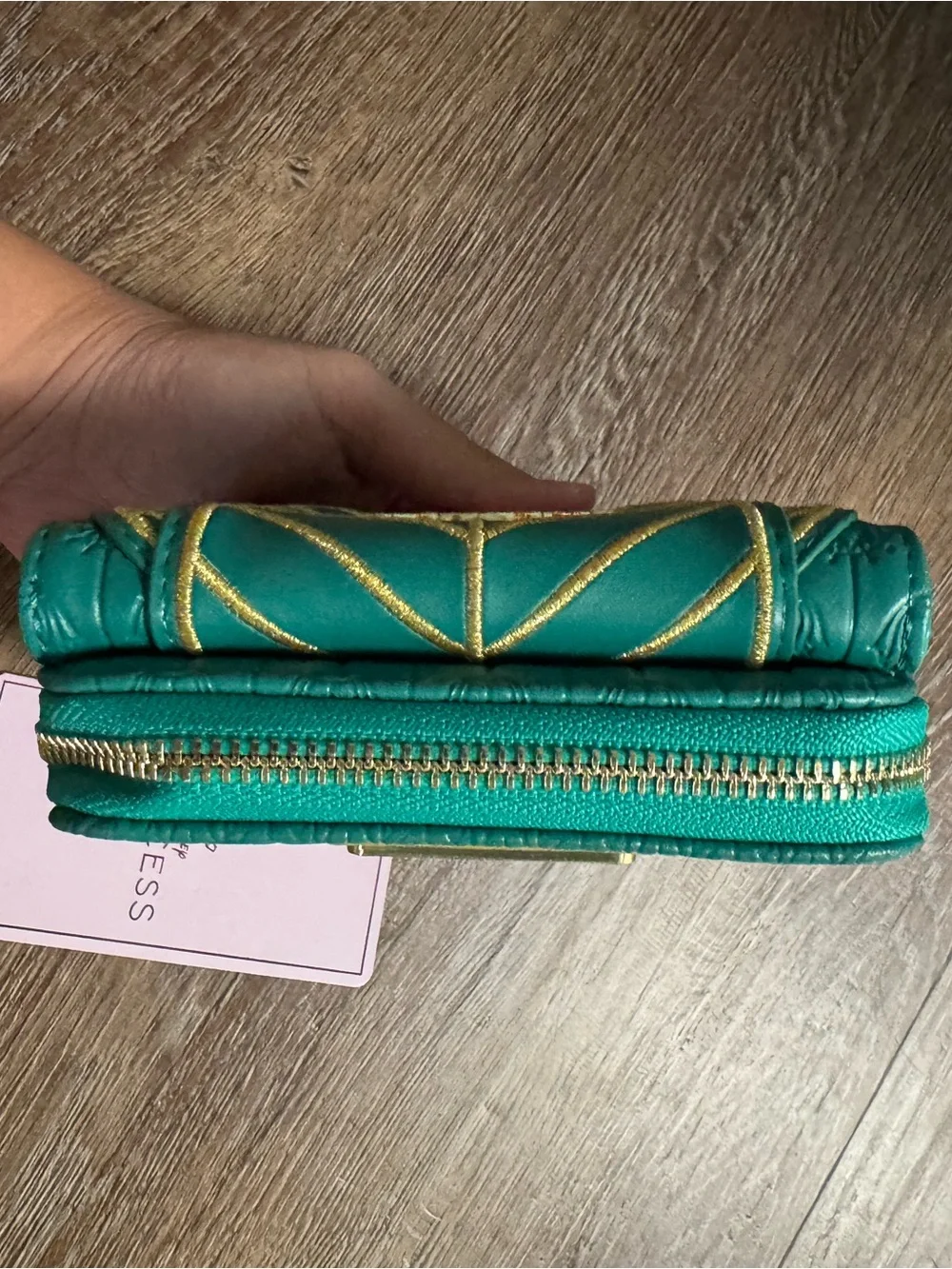 N/A teal faux